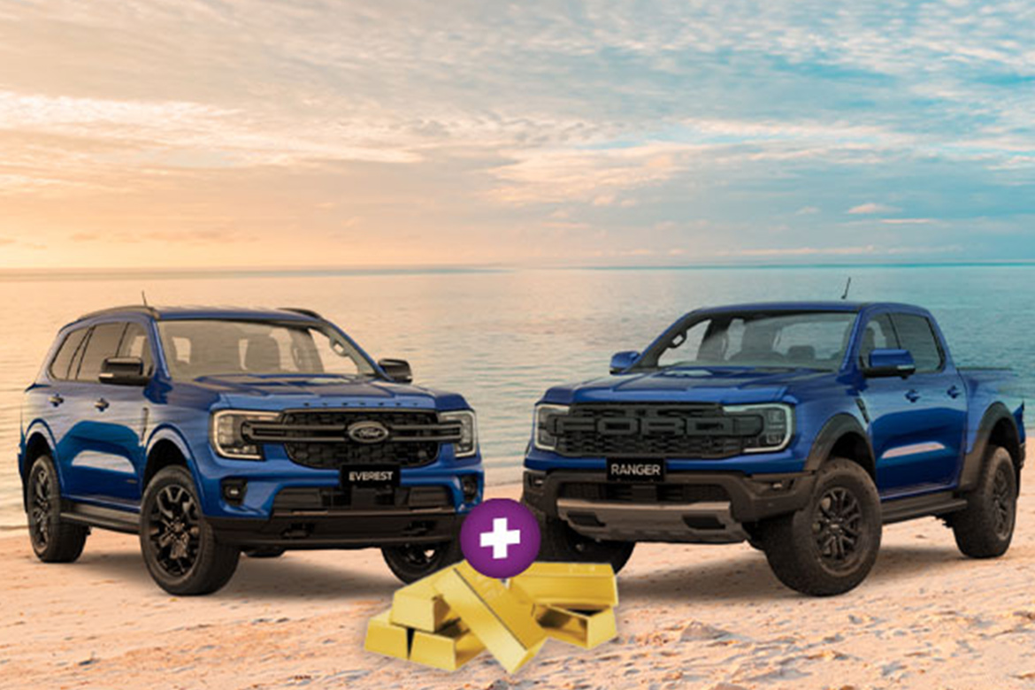 Option 2 | Win a Ford Everest Sport + Ford Raptor + Gold Bullion