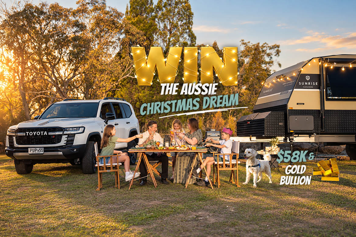 Win a $360K Car + Caravan + Gold Package!