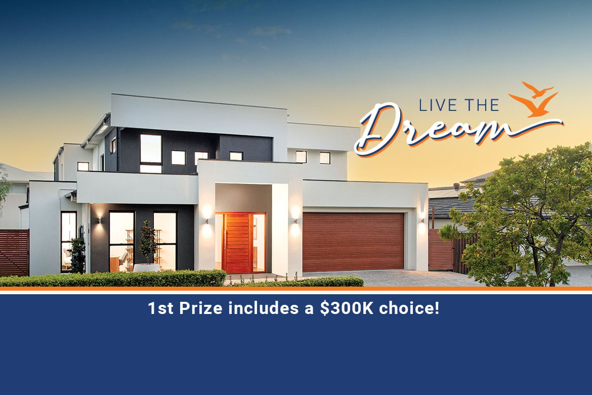 Win a $2.2M Gold Coast Package including a $300,000 choice!