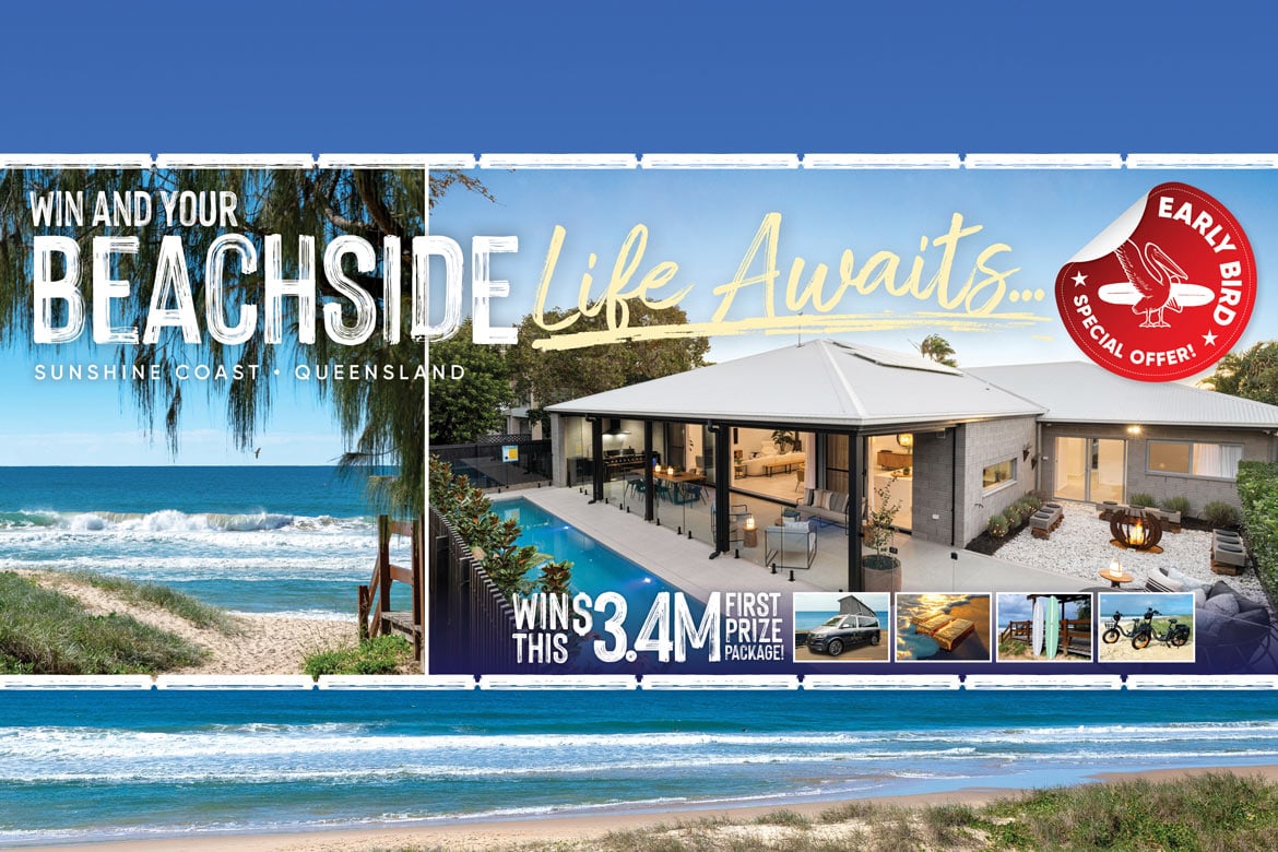 Win this $3.4 MILLION Sunshine Coast Prize Package!