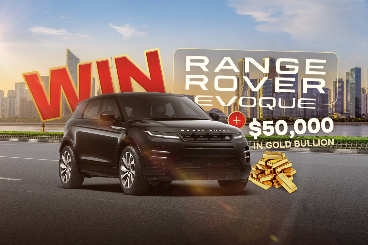 Range Rover Evoque + $50K Gold Bullion
