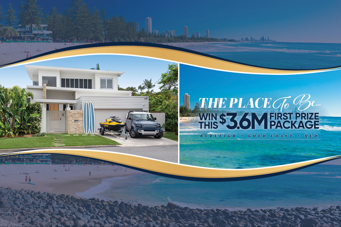 Win this $3.6 MILLION Gold Coast Prize Package!