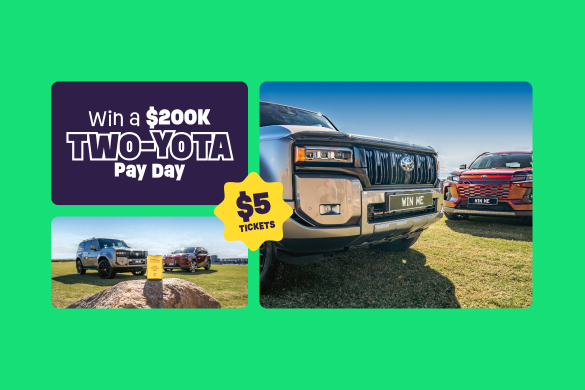 WIN a Prado + RAV4 + $35K gold, Or $200K cashable gold
