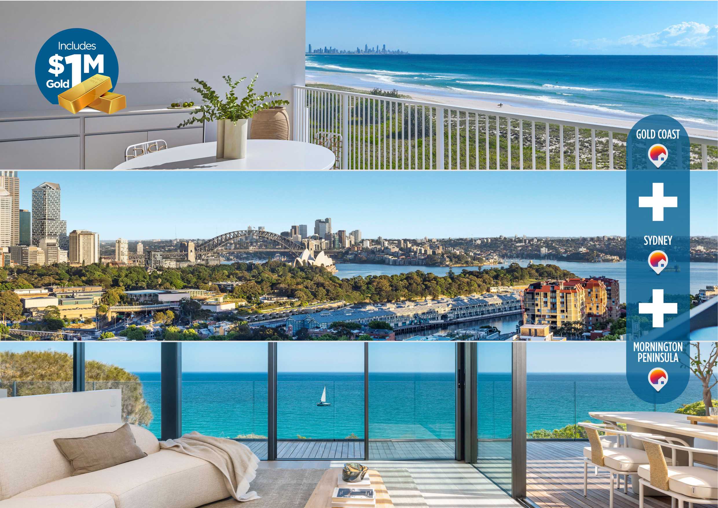 Win a $12M East Coast Triple incl $1M in gold!