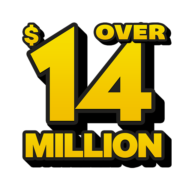 Lucky Lotteries Mega Jackpot - 14 Million