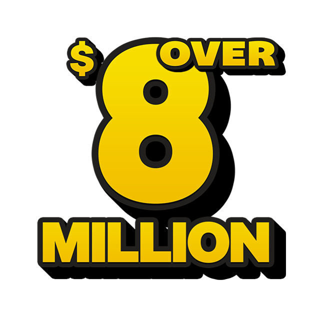 Lucky Lotteries Mega Jackpot - 8 Million