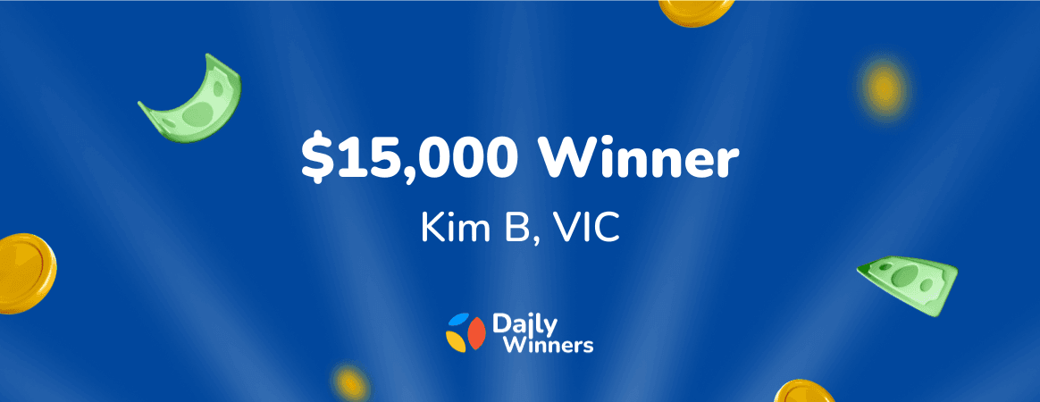 Day 12 Cashmas Kim B Wins 15 K Daily Winners Oz Lotteries 1164 450