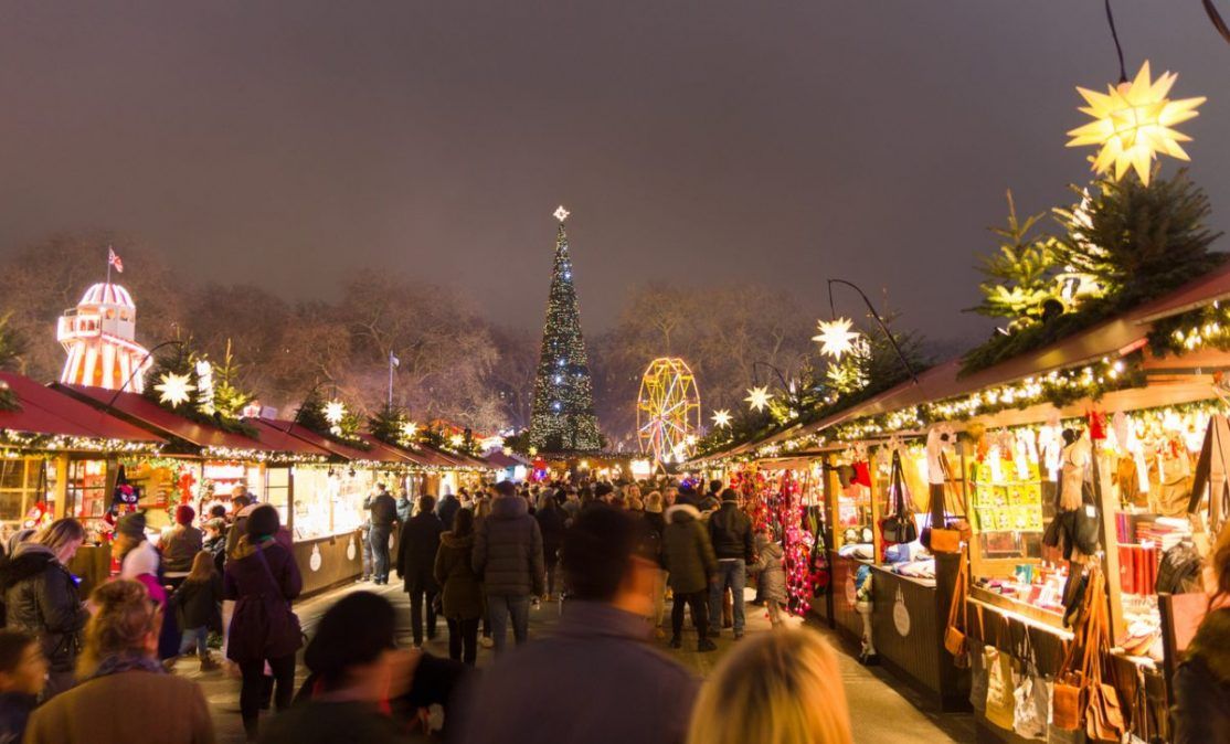 Winter Wonderland Markets in Hyde Park, London