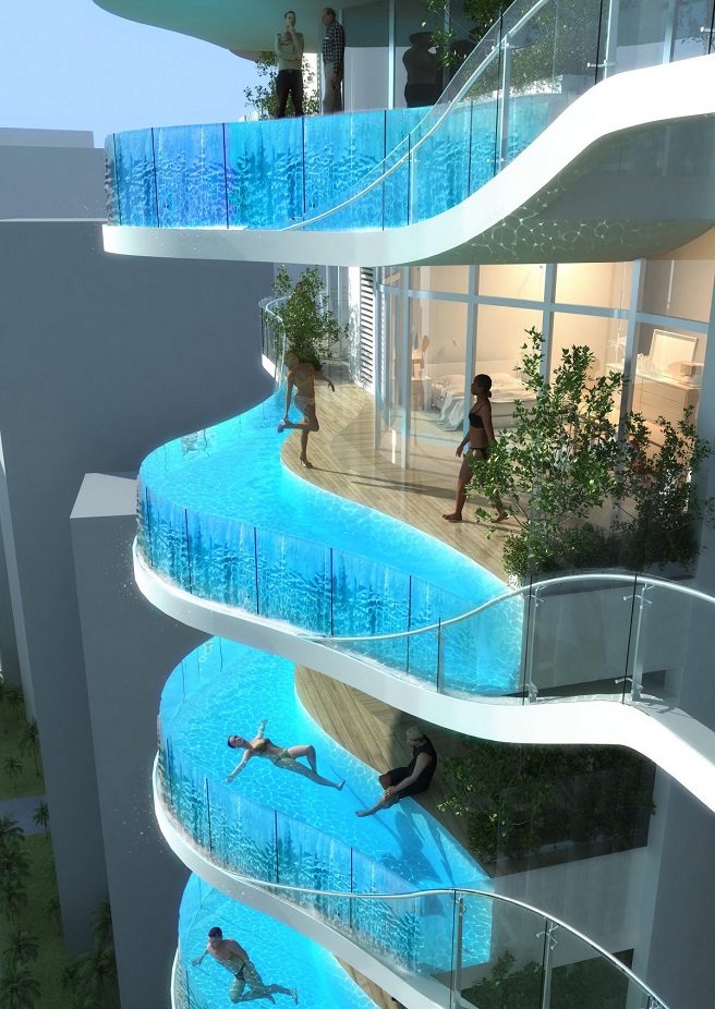 Balcony Pool idea for $20 Million Superdraw