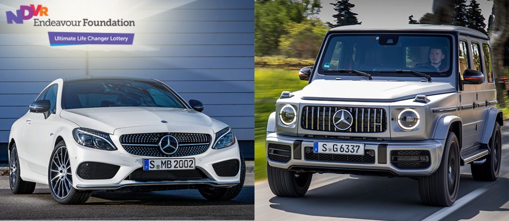 Mercedes-Benz C43 Coupe + AMG G63 + $107,364 gold.