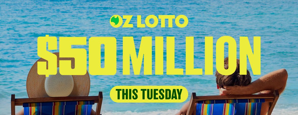 Oz Lotto 050 M Beach Couple This Tuesday 1164x450