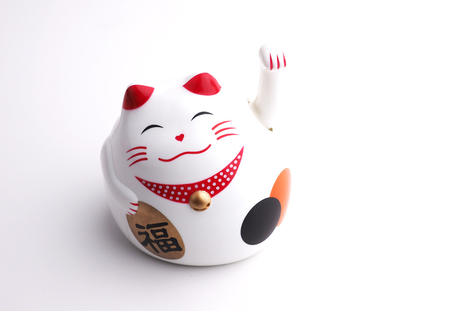 Photodune 10265525 Japan Lucky Cat on White Background S