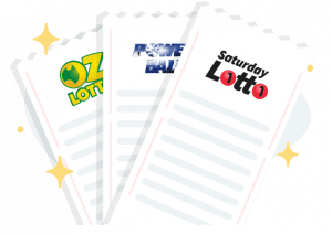 Oz Lotto, Saturday Lotto, Powerball tickets.