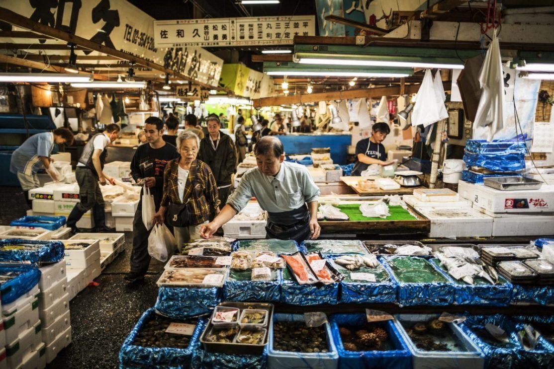 Tsukiji Fish Market Tokyo, Japan