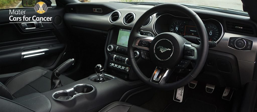 Win a lottery prize car - Interior of the Mustang ROUSH RS3