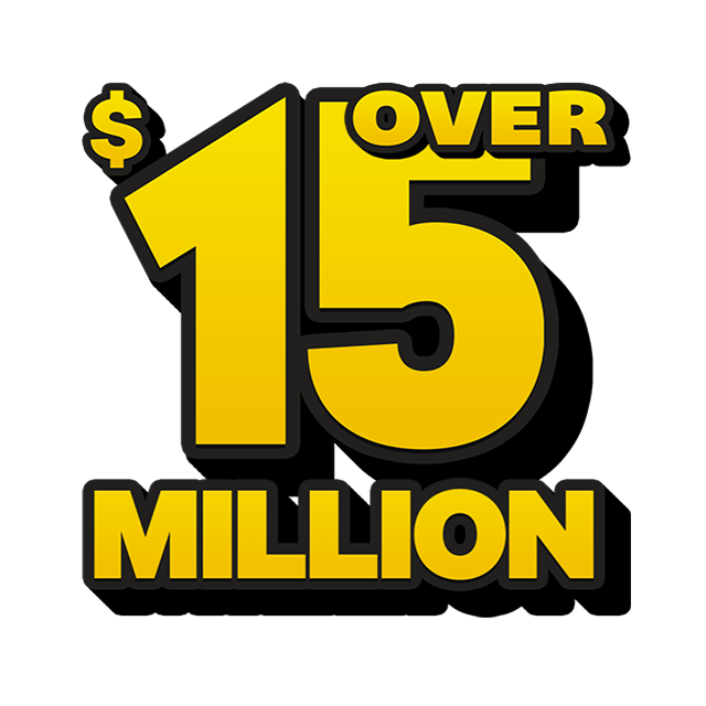 Lucky Lotteries Mega Jackpot - 15 Million