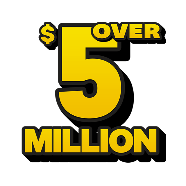 Lucky Lotteries Mega Jackpot - 5 Million