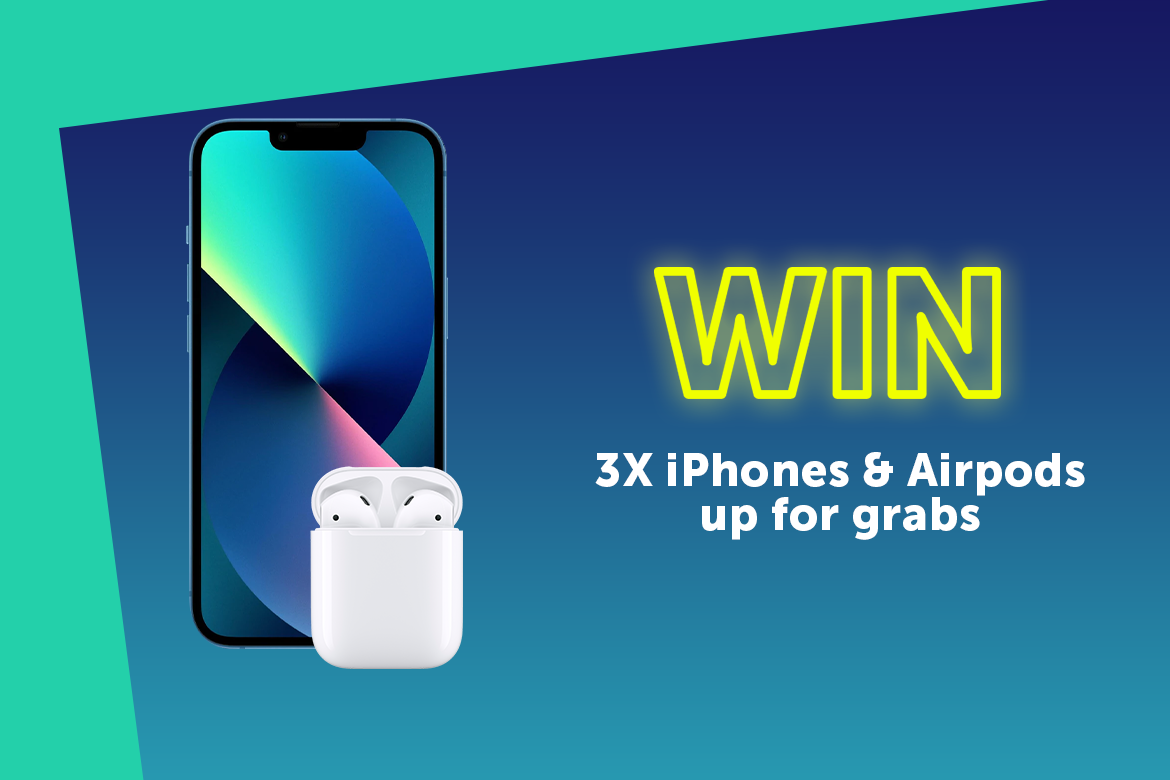 WIN an iPhone 13 & Airpods with ParaLottery