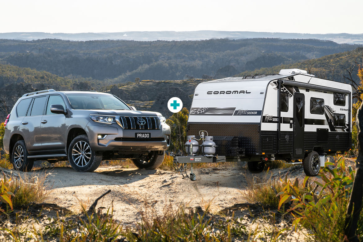 Draw 1: Toyota Prado Kakadu & Coromal Caravan
